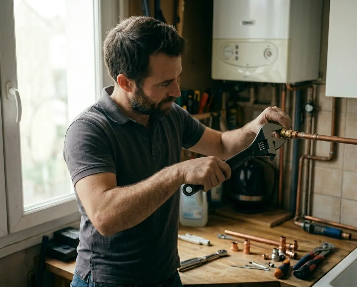Artisan Dubois en intervention chez un client